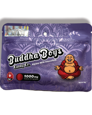 Buddha Boys – Milk chocolate bar – 1000mg