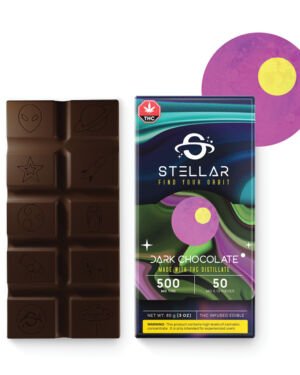 Stellar Chocolate bar – Dark Chocolate – 500mg