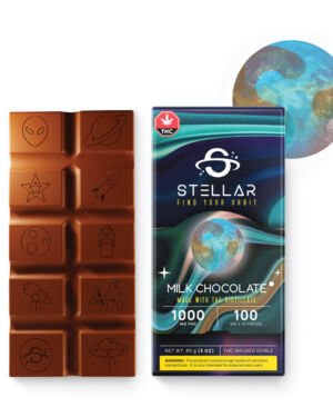 Stellar Chocolate bar – Milk Chocolate – 1000mg