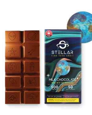 Stellar Chocolate bar – Milk Chocolate – 500mg
